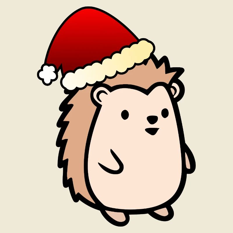 Hérisson de Noël du Père Noël