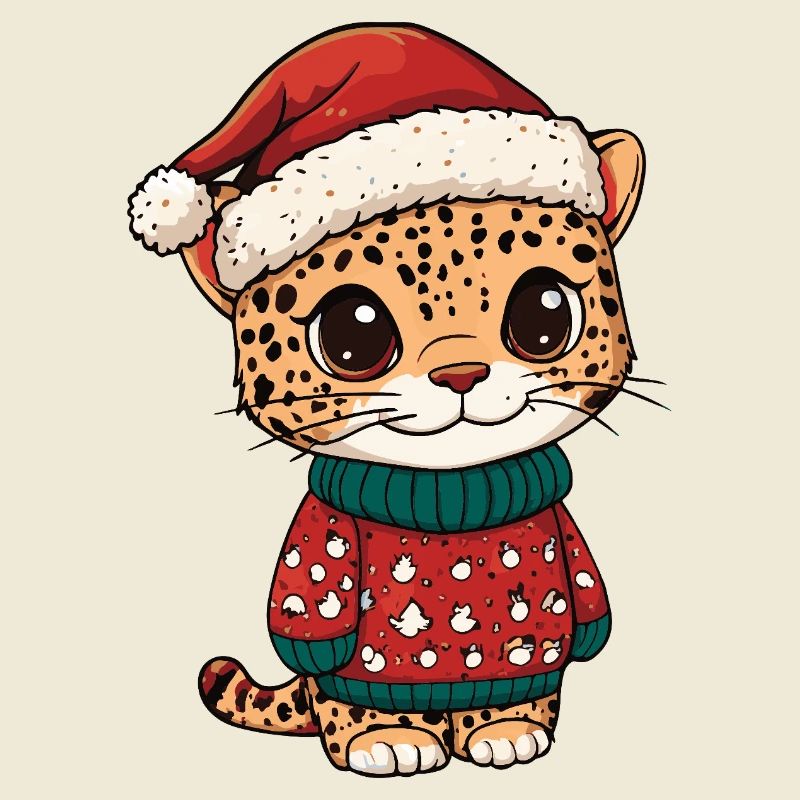 Noël de Noël léopard