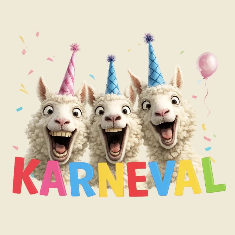 Karneval-Schafe Trio