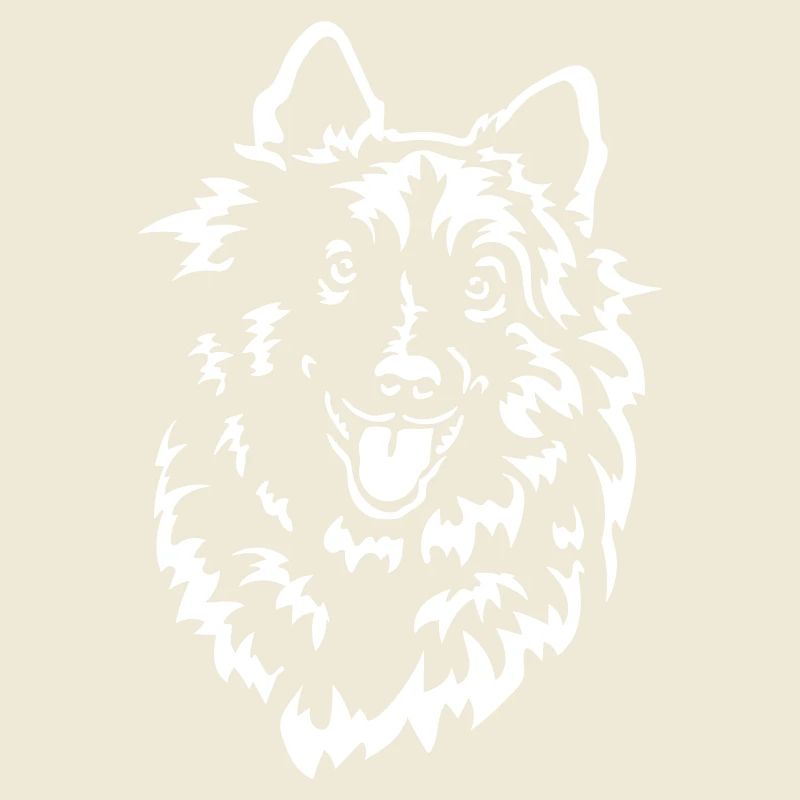 Wolfsspitz Head « Black Edition »