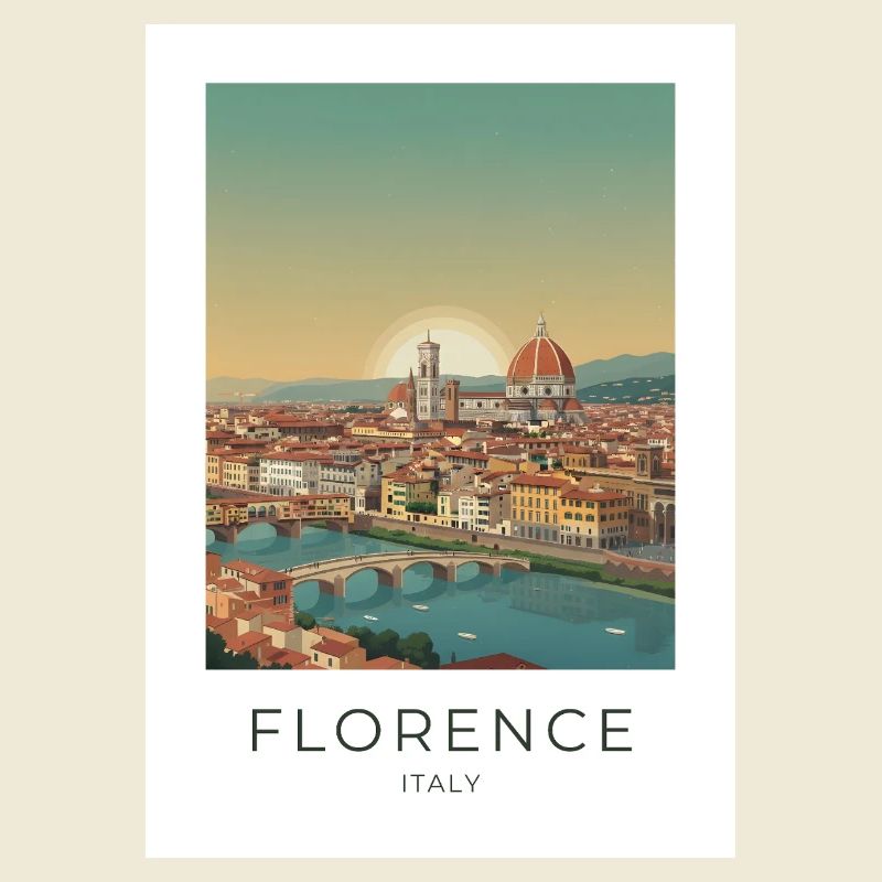 Dusk over Florence Cathedral