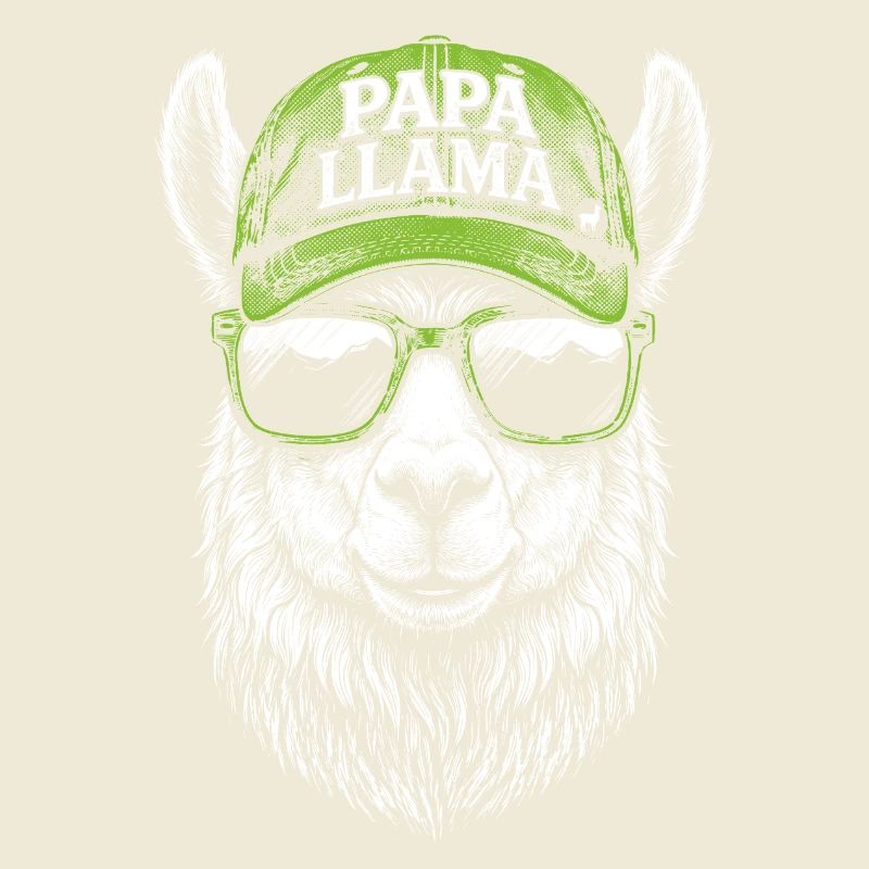 Conception de la casquette Papa Llama