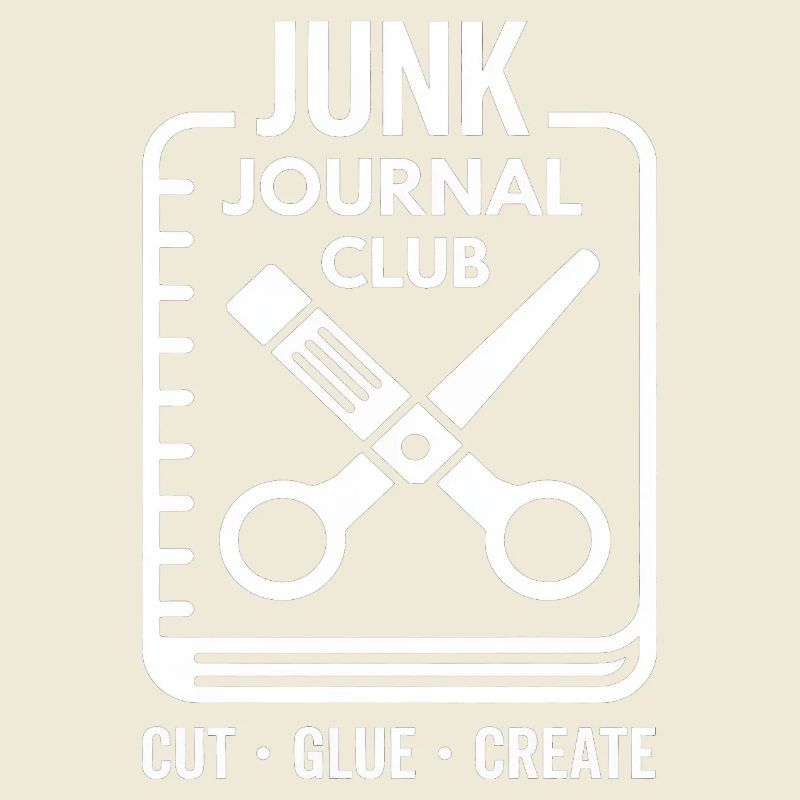 Crée de la colle coupée du Junk Journal Club