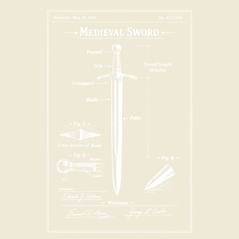Medieval Sword Blueprint