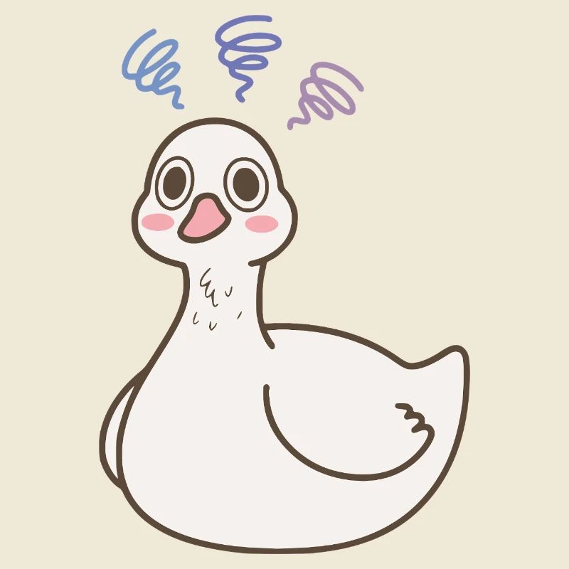 Croaking spiral duck