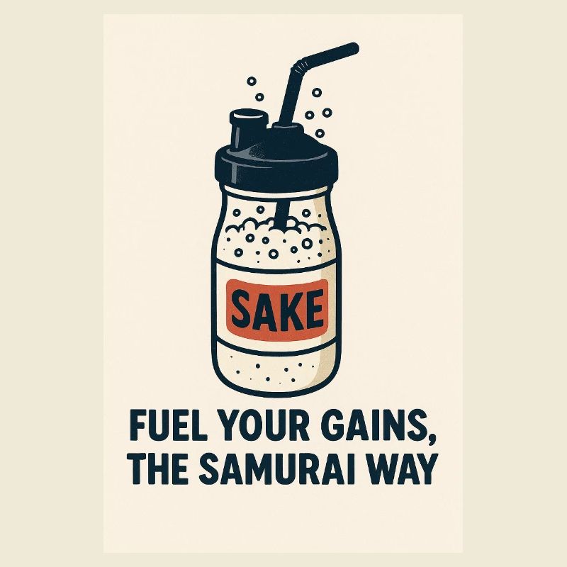 Saké et Gains Style Samurai