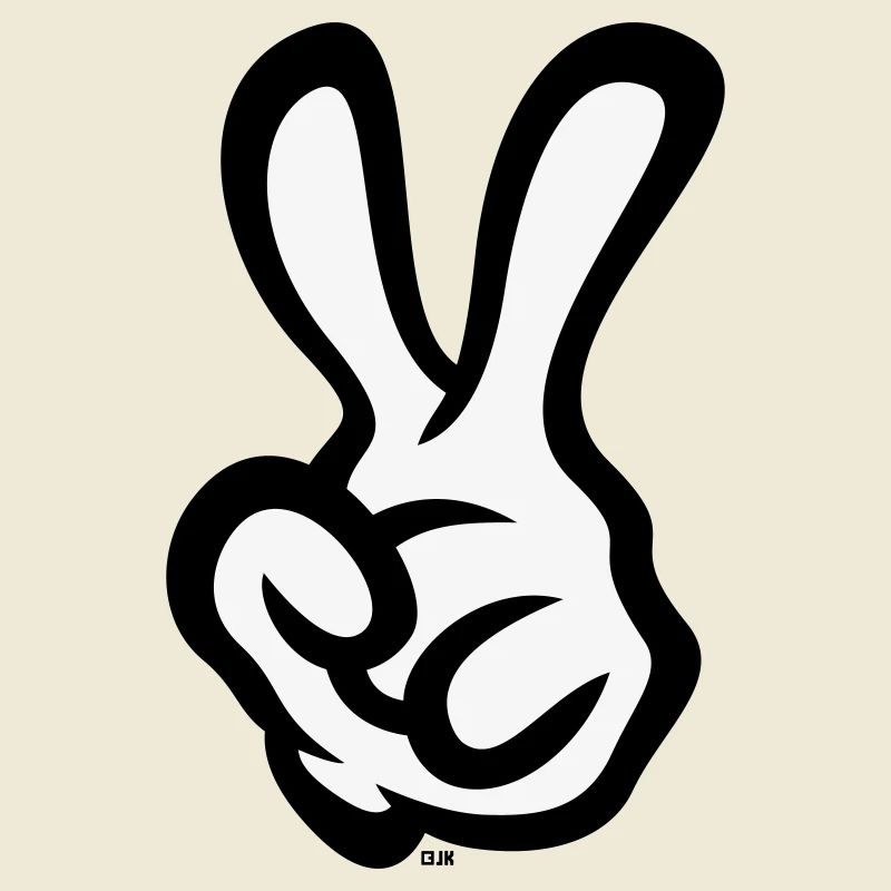 Victory Hand Sign (Left Hand / POS / 2C)