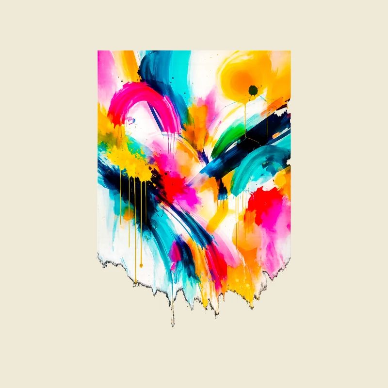 Colorful Abstract Flurry