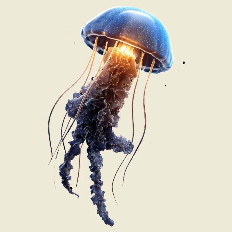 Méduse Méduse de feu Méduse Méduse mignonne