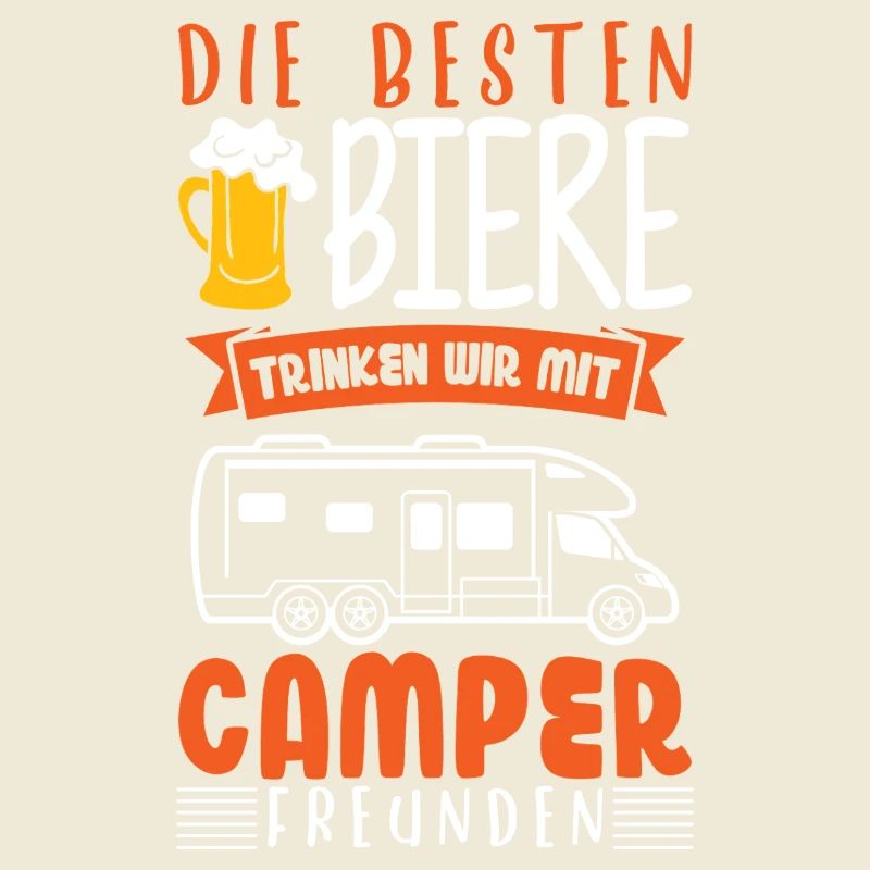 Camping Camper Wohnwagen Wohnmobil Bier