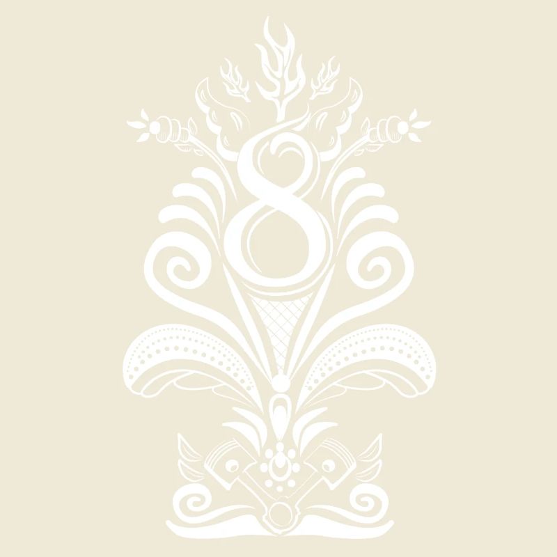 Kurbits V8 No :2 - blanc