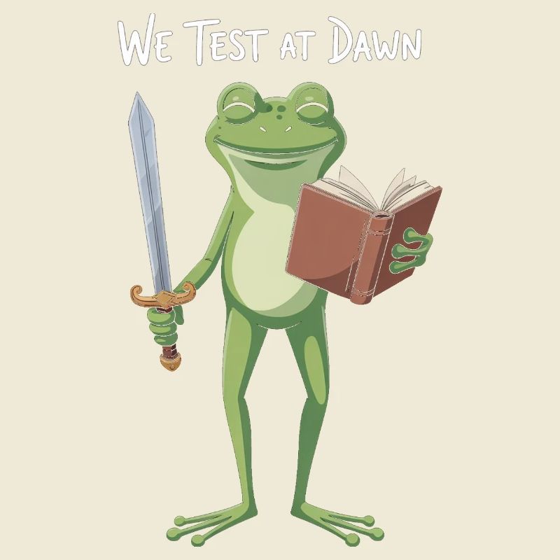 Dawn Quest Frog with Book