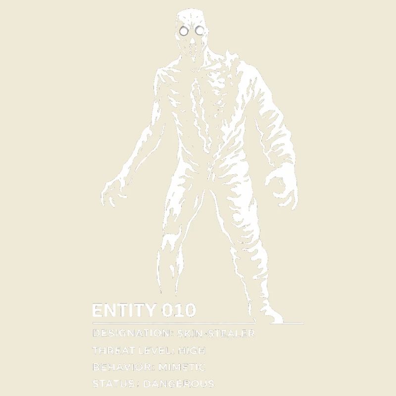Backrooms Entity 010 white