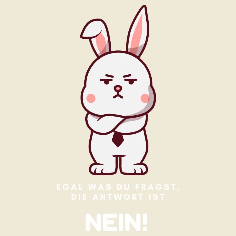 Le lapin dit non !