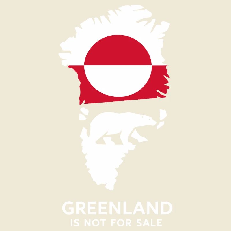 Grönland Polar Bär Flagge Arctic Nature Gift