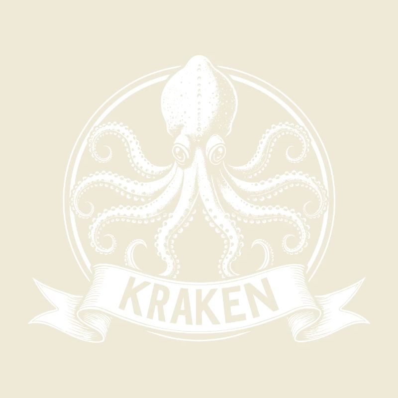 Kraken Emblem Kreis