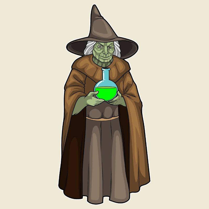 Witch Halloween Magic Potion
