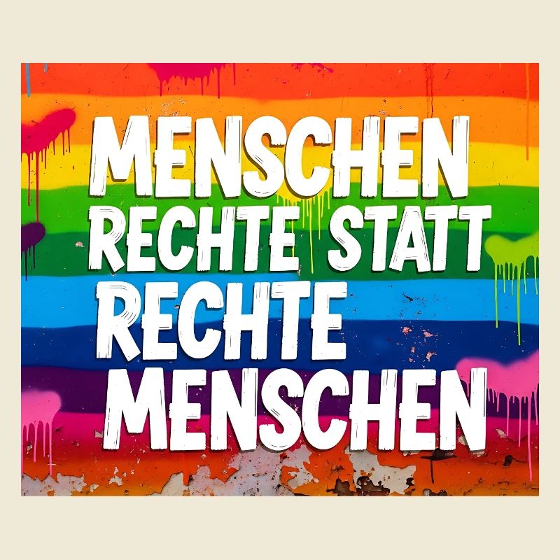 Menschenrechte statt rechte Menschen Statement