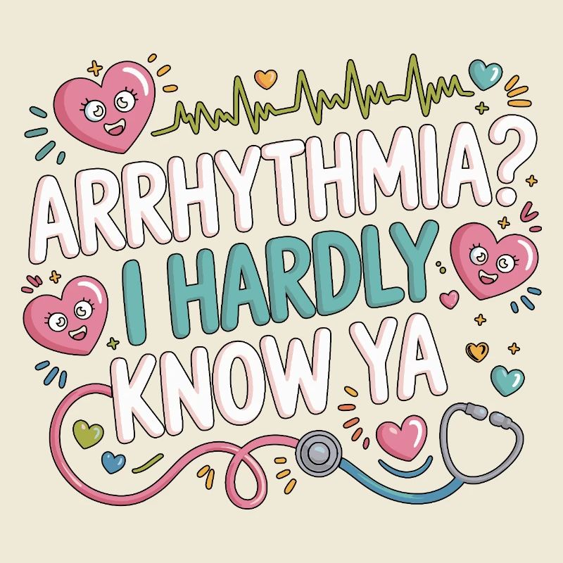Cardiac Tech Arrhythmia I Hardly Know Ya Echo Tech