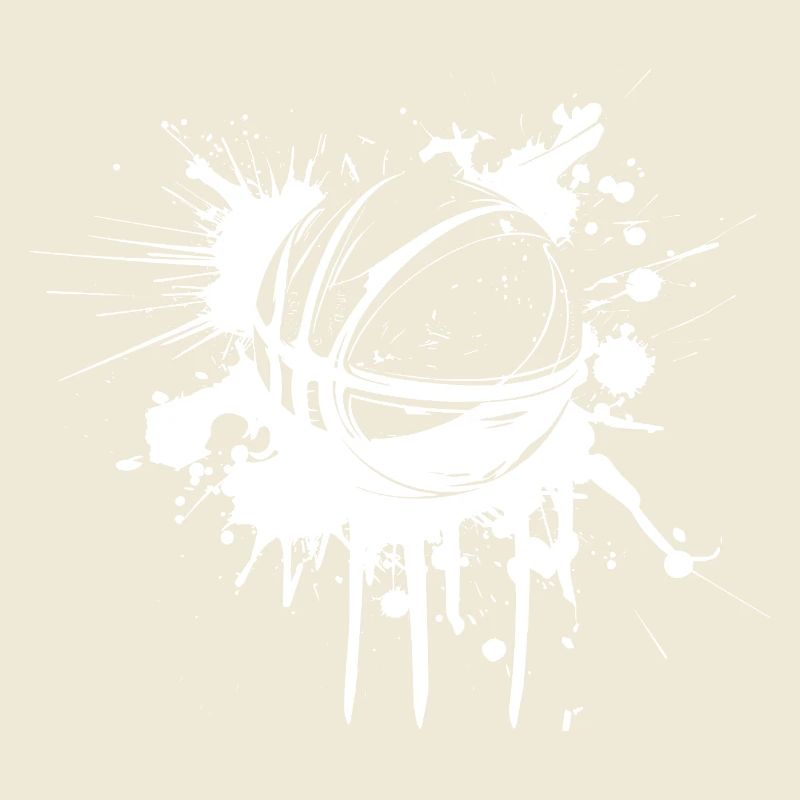Graffiti de ballon de basket-ball