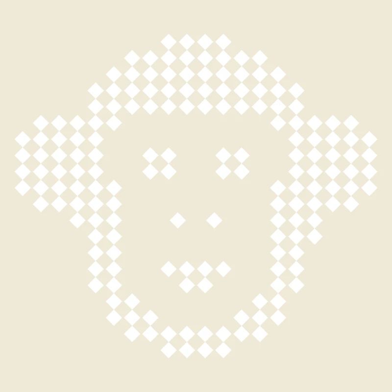 Pixel Monkey Emblème du Losange