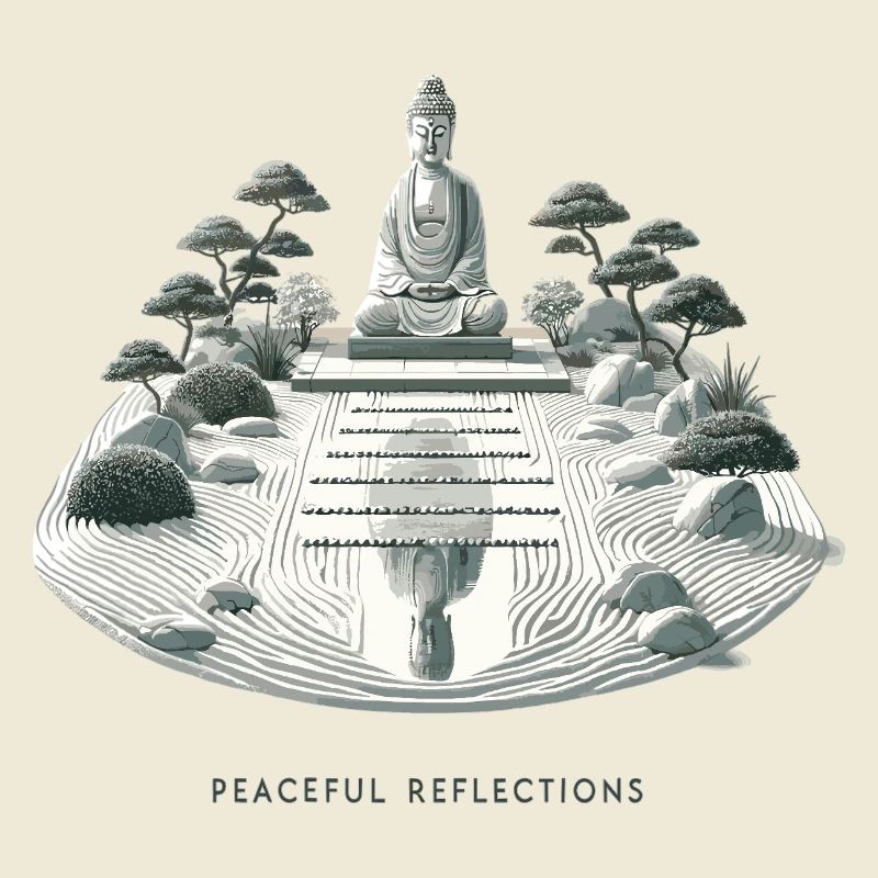 Stille Reflektionen ZenGarten