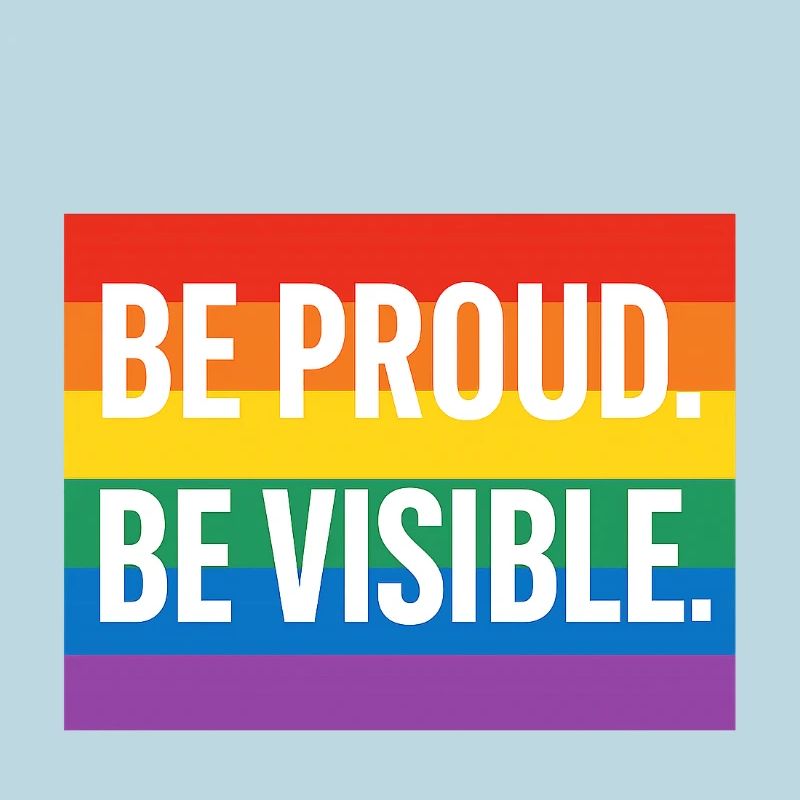 Regenbogen Pride Statement Design