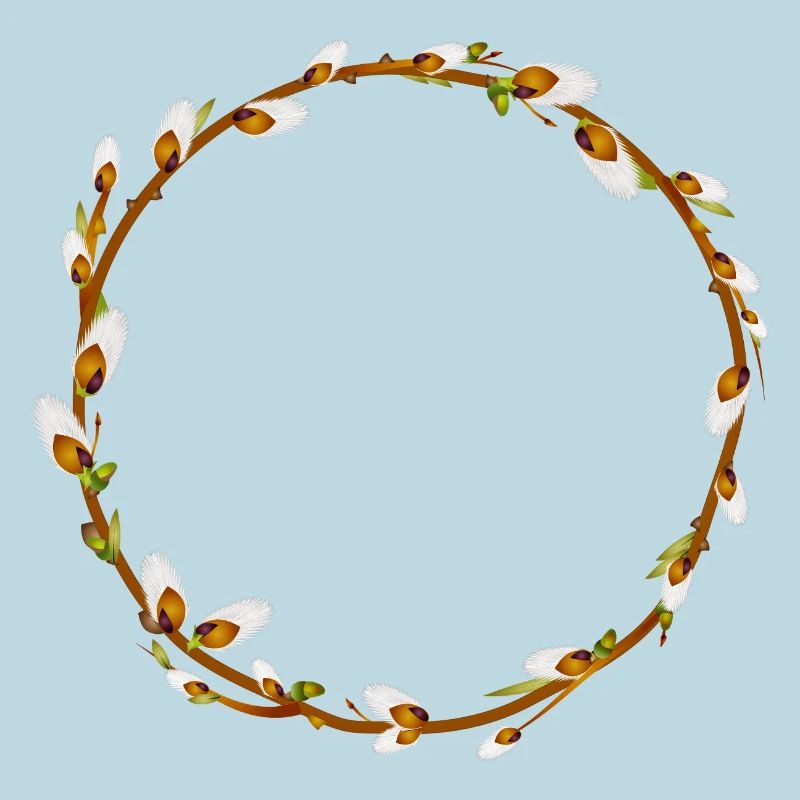Simple Willow Wreath – Spring Decoration