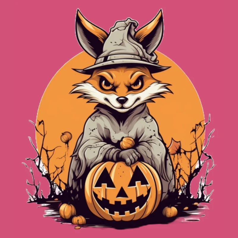 Grim Fox in the Witch's Forest