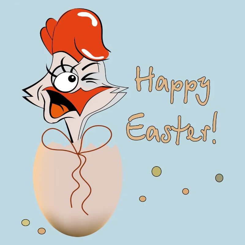 Joyeuses Pâques Coq