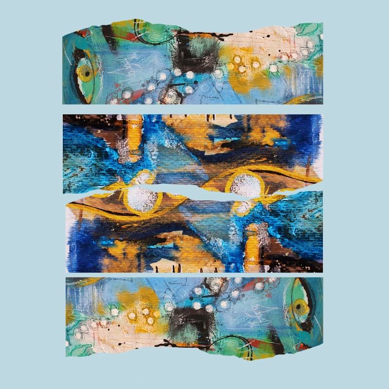 Abstract Colorful Expression