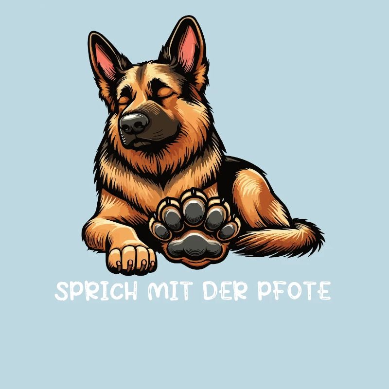Sprich mit der Pfote Deutscher Schäferhund DSH
