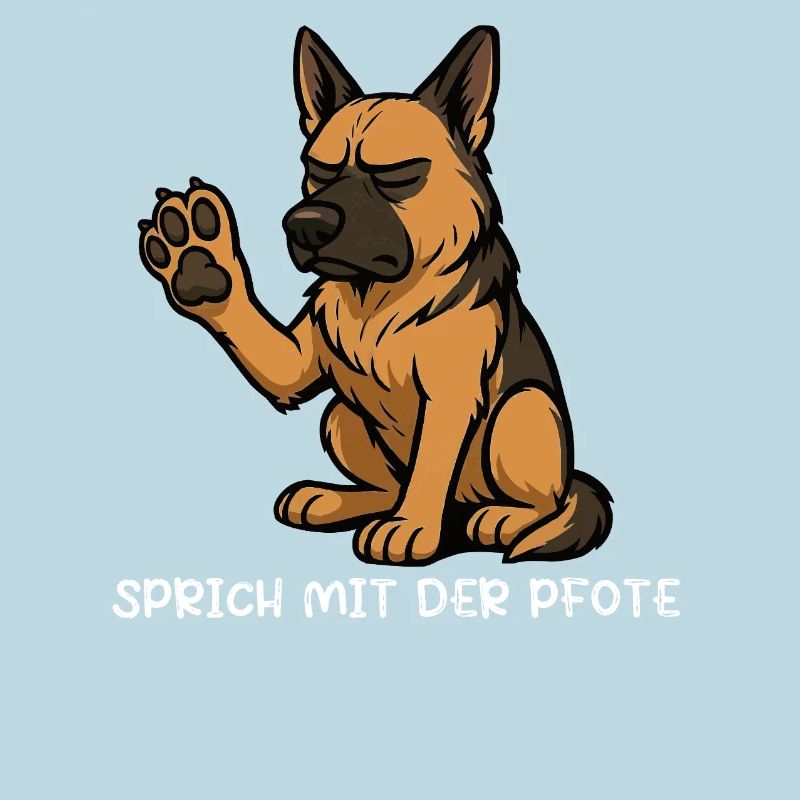 Sprich mit der Pfote Deutscher Schäferhund DSH