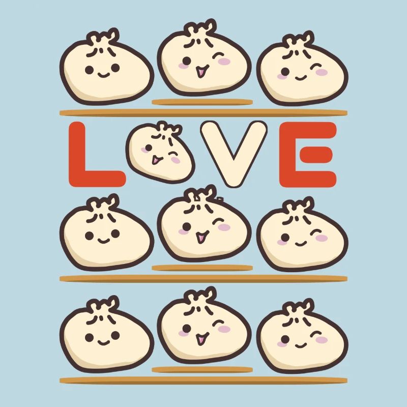 Dumpling Love Pattern