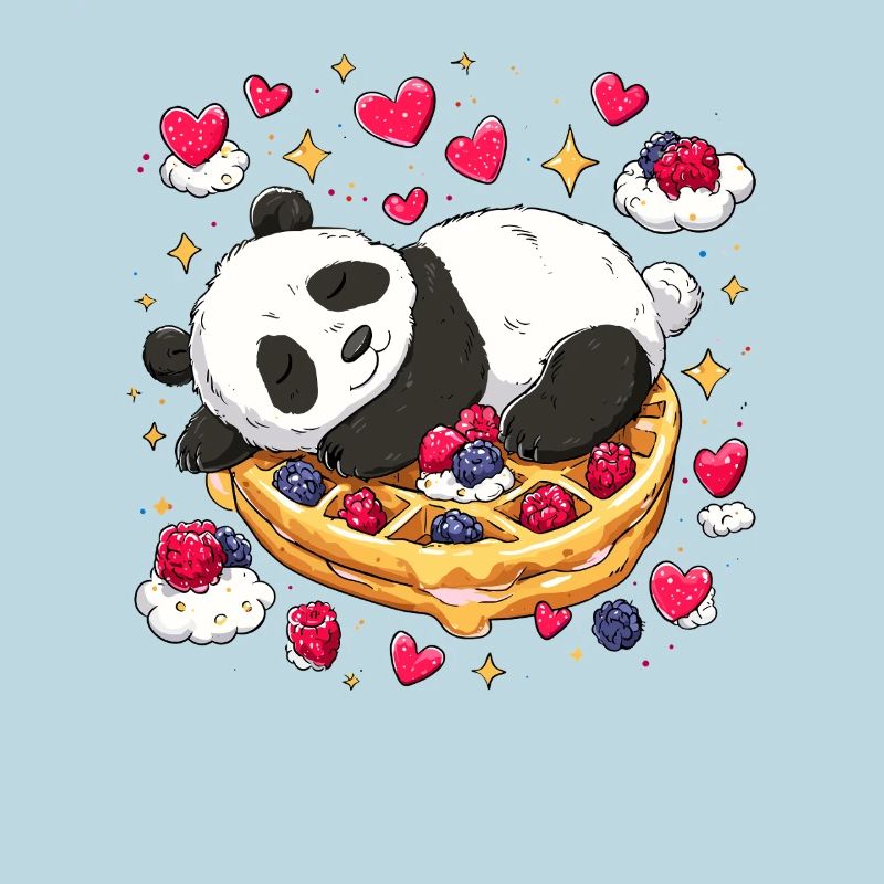 Panda on Waffle Dreams