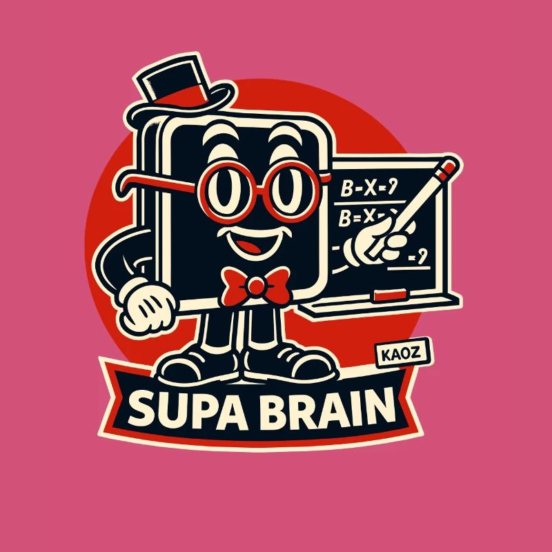 Supa Brain Gehirn Mathe Held