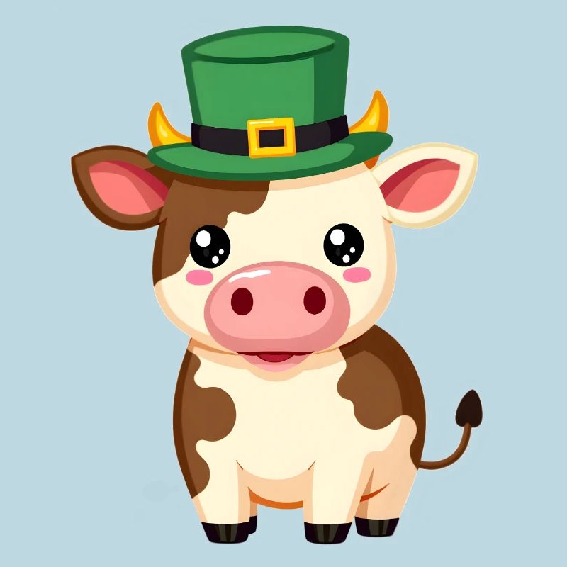 Vache à la Saint-Patrick