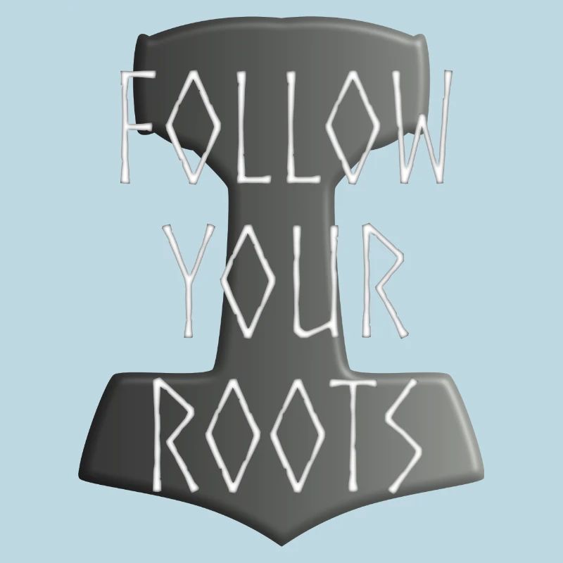 Mjölnir Donar Hammer Thor - Suivez votre gris Roots