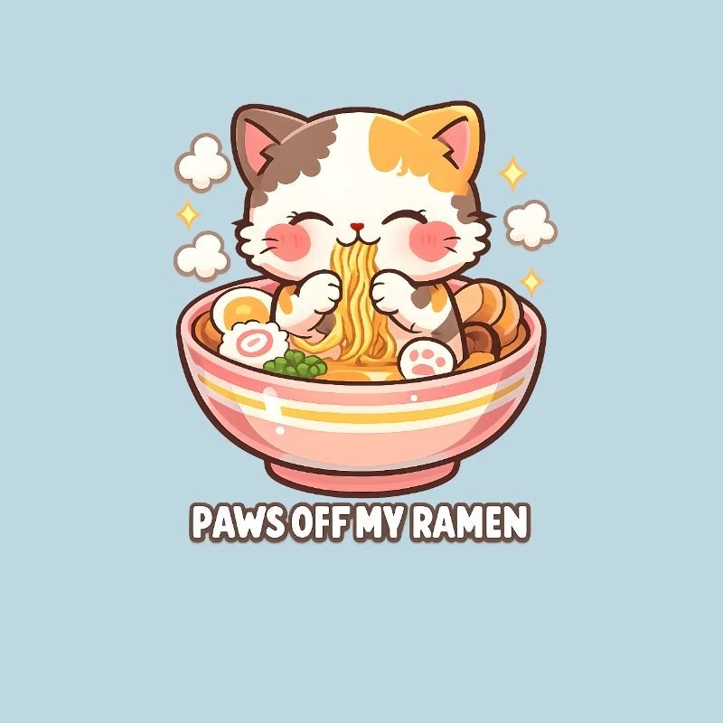 Ramen Chat Pattes Éloignées