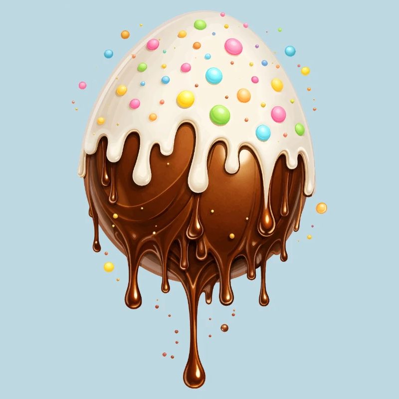 Chocolate Egg with Frosting