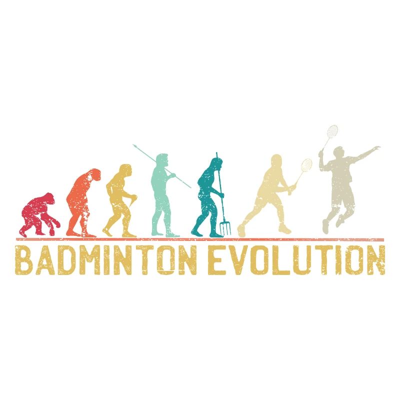 Badminton Evolution Zeitleiste Design