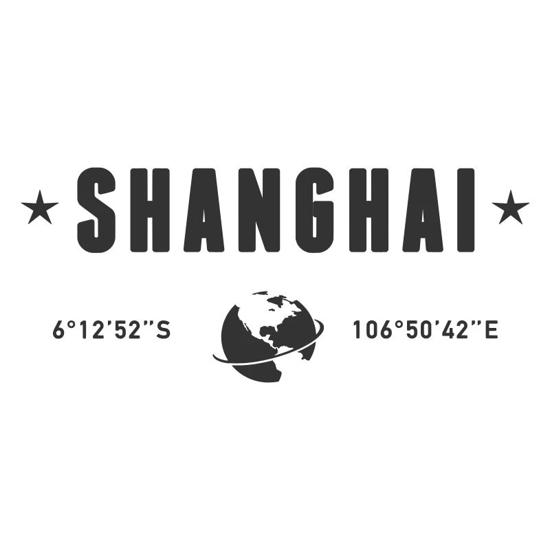 Shanghai China Coordinates Planet Earth