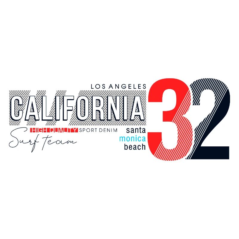 Conception de l’équipe de surf de Californie