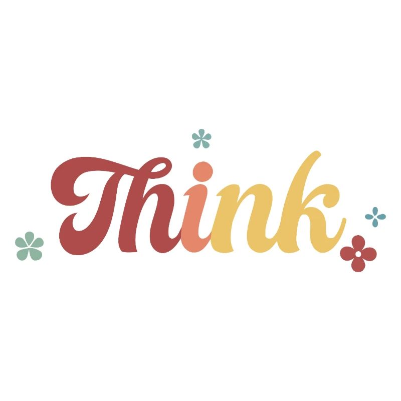 Think Floral Retro Gradient