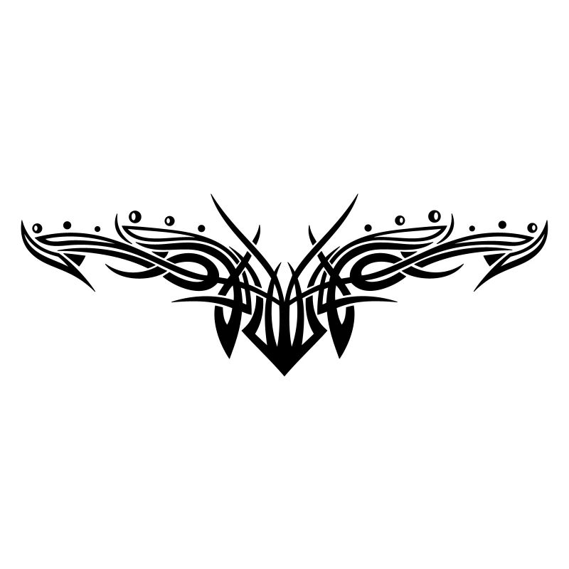 Filigrane tribal, Tatouage.