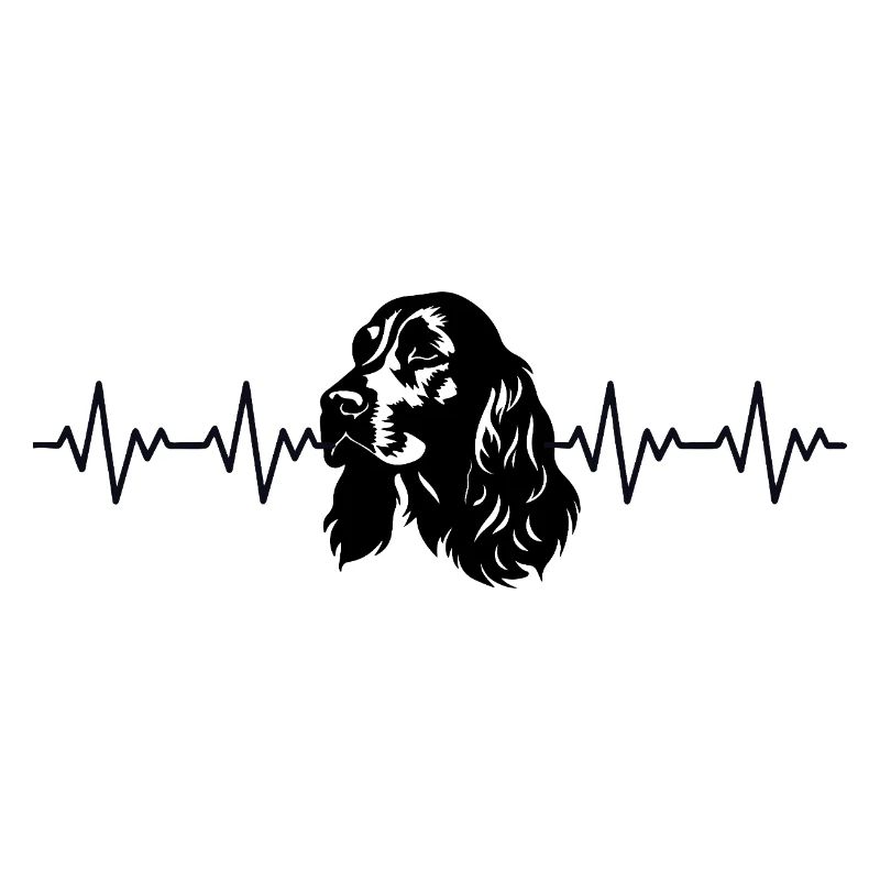 Battement de cœur ECG du Cocker Spaniel