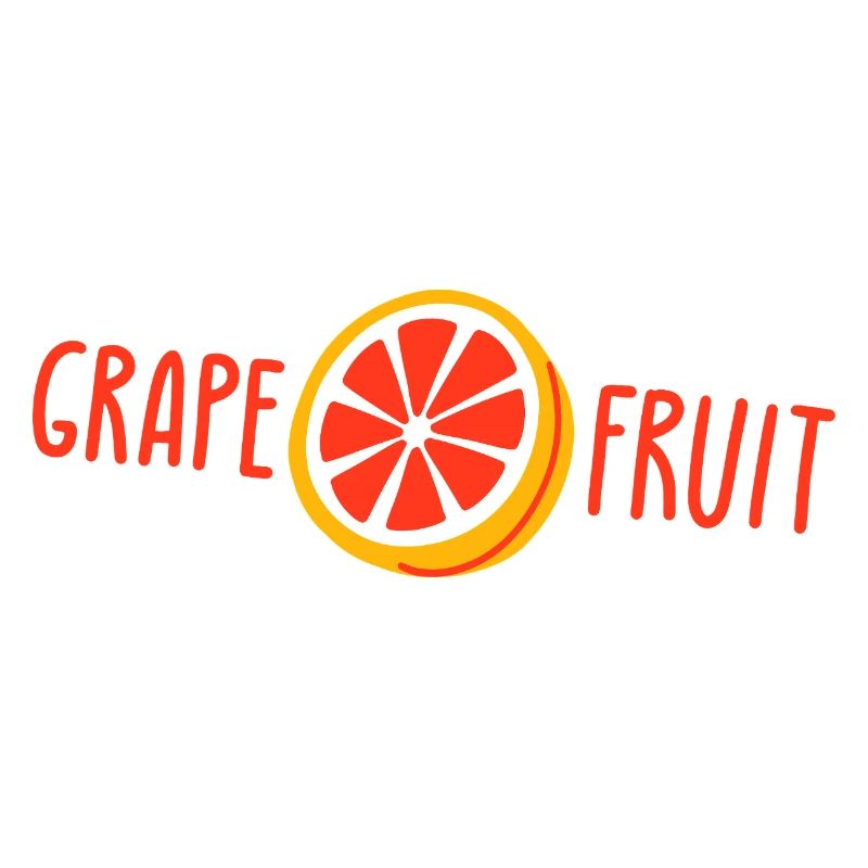 Grapefruit Citrus Slice unny Citrus Pun Design