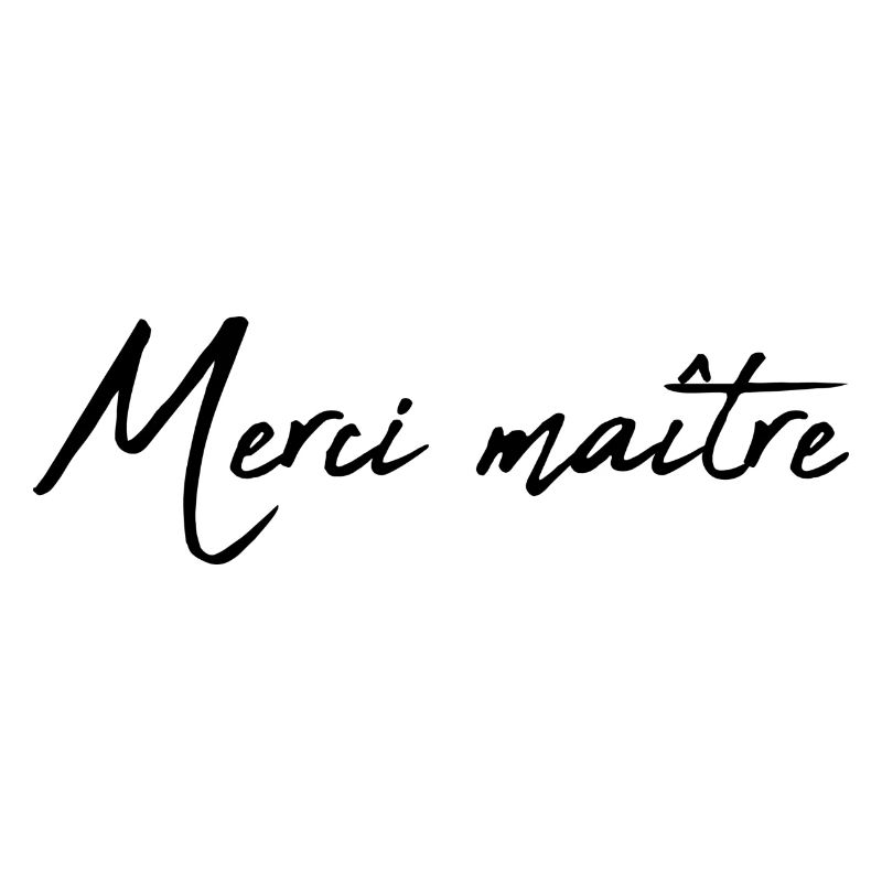 MASTER. MASTER. THANK YOU. THANK YOU, MASTER. MASTER