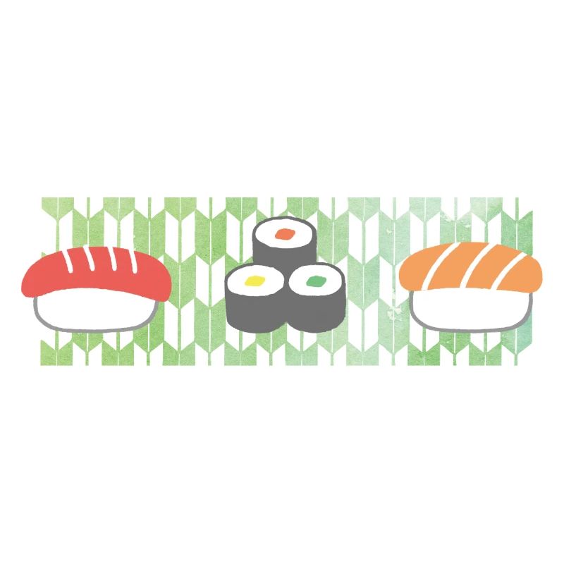 Sushi: Aquarell Wagara