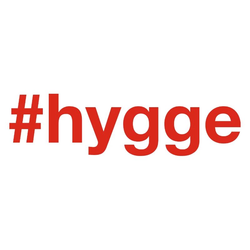 HYGGE Hashtag Dänemark Danemark